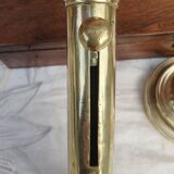 pair of brass candlesticks