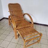 Wicker long chair