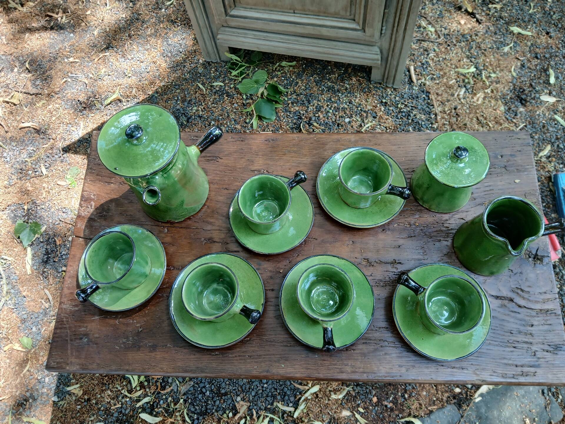 Stoneware coffee service from Marnaz