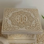 Porte plante éléphant en céramique vintage