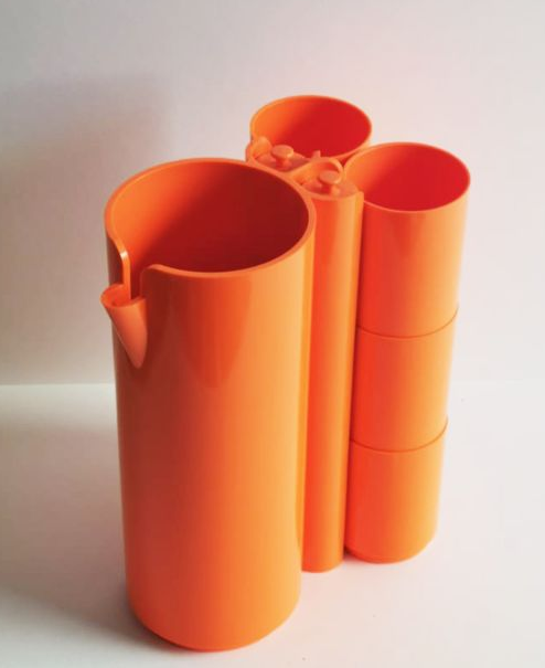 Service to orangeade 9 set designed by Jean-Pierre Vitrac in 1970.