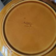 8 Sarreguemines slip plates