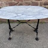 Bistrot table marble and cast iron Parisian café Bistro table vintage bohemian