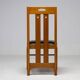 Table Frank Lloyd Wright ‘608 Taliesin’ + four Mackintosh chairs “309 Ingram”
