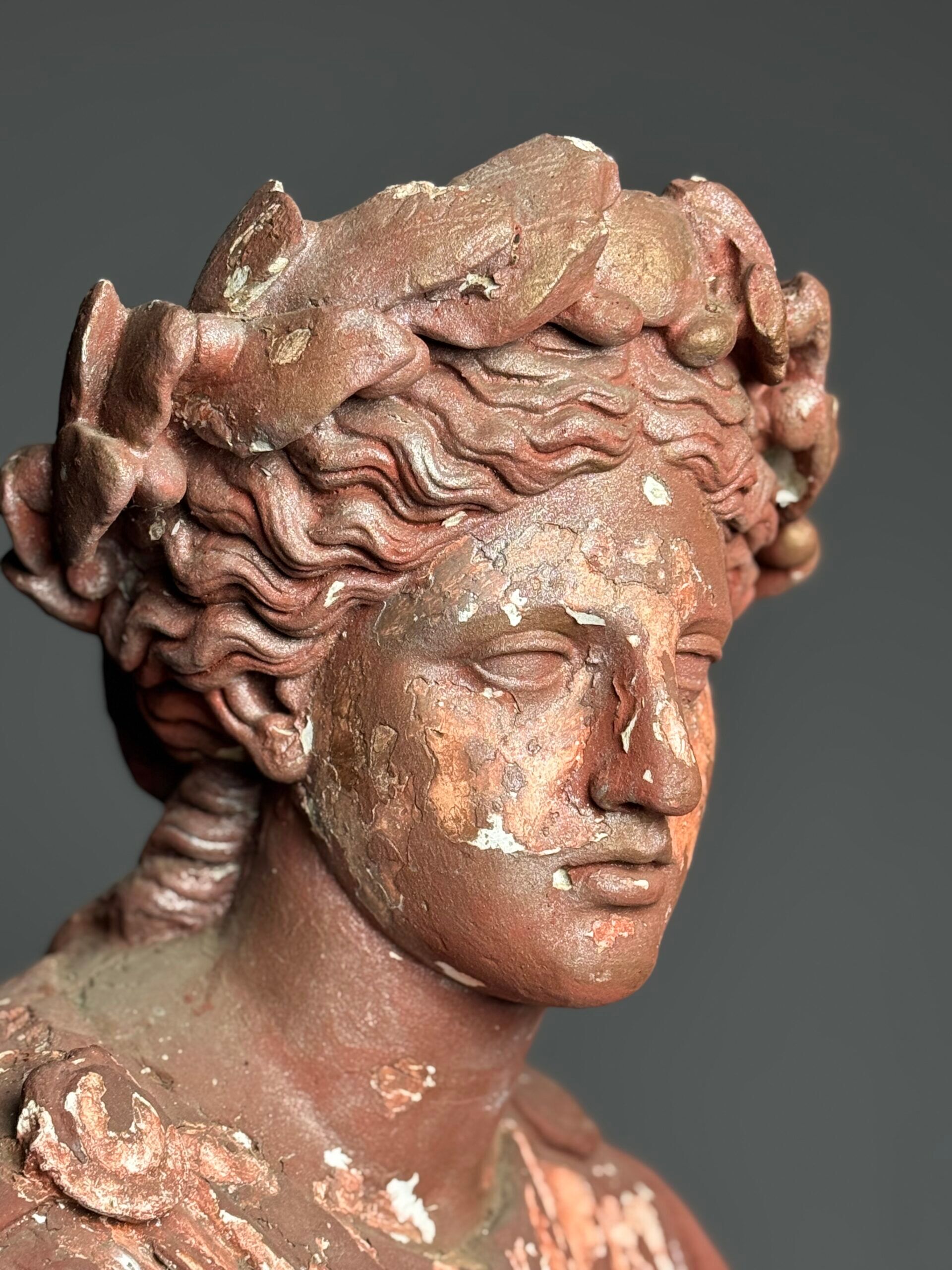 Statue en plâtre de déesse grecque du 20e siècle
