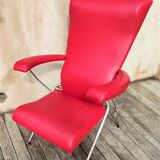 Red skai armchair year 1950