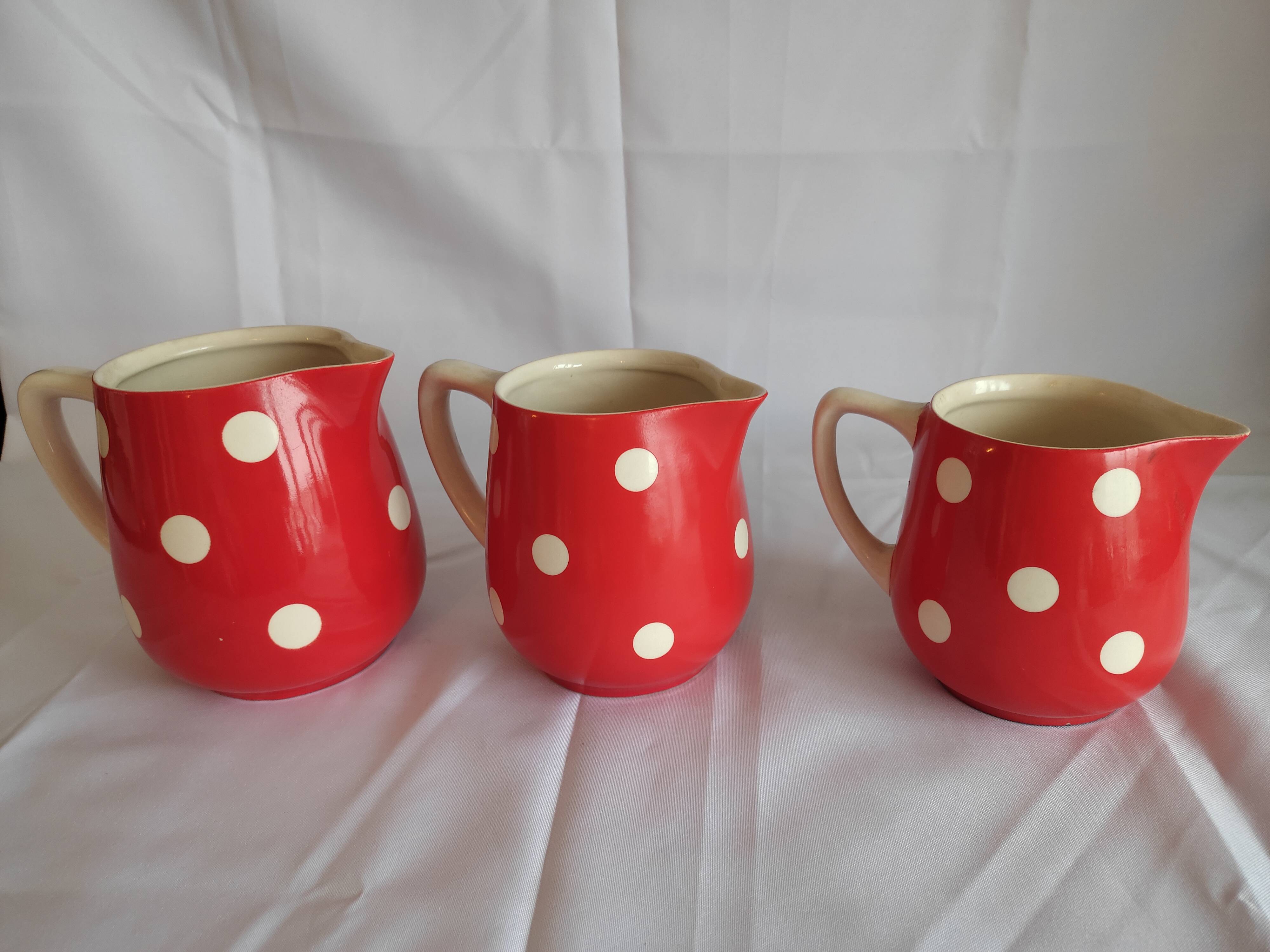 Lot de 3 pichets faïence