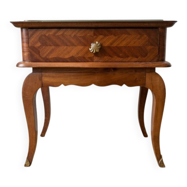 Magnifique table de nuit à système 18e siècle