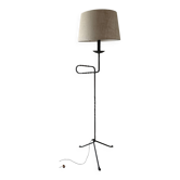 Lampadaire en fer forgé année 1950