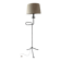Wrought iron floor lamp from the 1950s