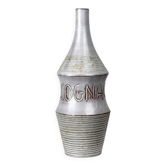 Rare ceramic bottle by the Argonautes, Vallauris, circa 1960