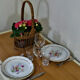 Antique porcelain table plates stamped C.N.P