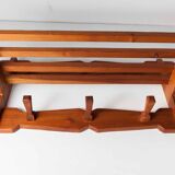 60's coat rack in solid beech