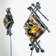 Brutalist Wall Lamps By Tom Ahlström And Hans Ehrlich For A + E Leuchte, Sweden Circa 1960S