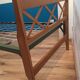 Lit vintage croisillons pliable