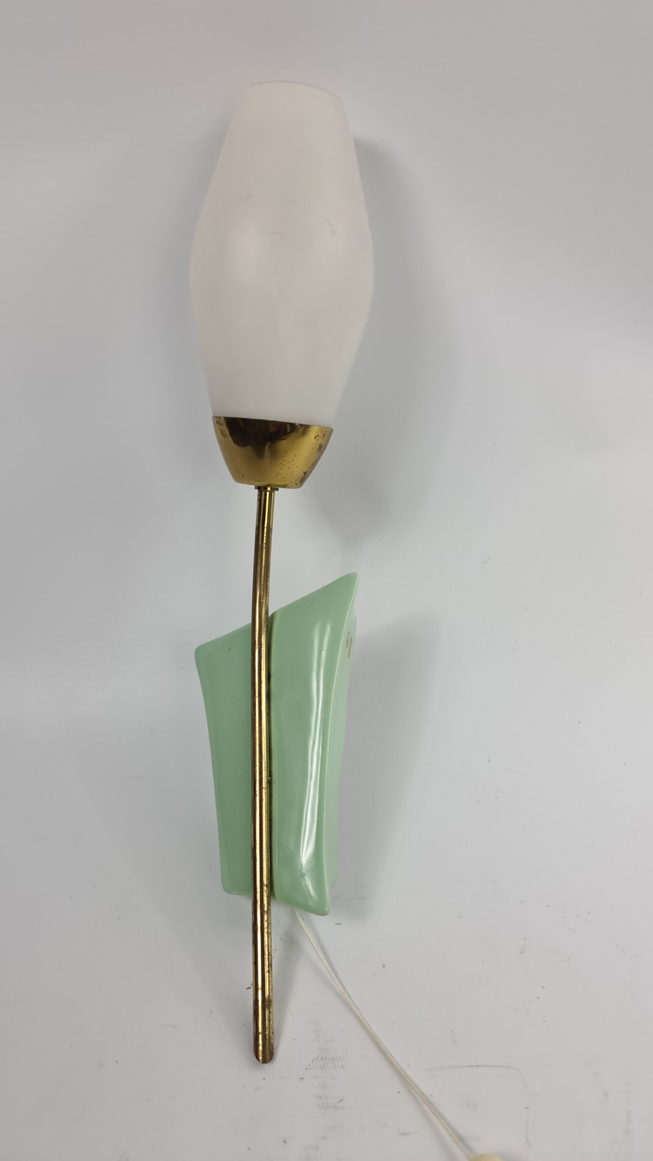 Vintage 50s ceramic wall light/sconce