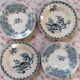 Set de 4 assiettes creuses ter de fer gien et grigny