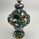 Ceramic earthenware vase H.Becquet Quaregnon master style