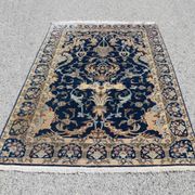 Iranian oriental carpet Kashan - handmade: 1.42 x 2.00 metres in Wool and Silk