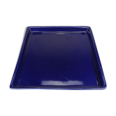 Old tile tray blue oven