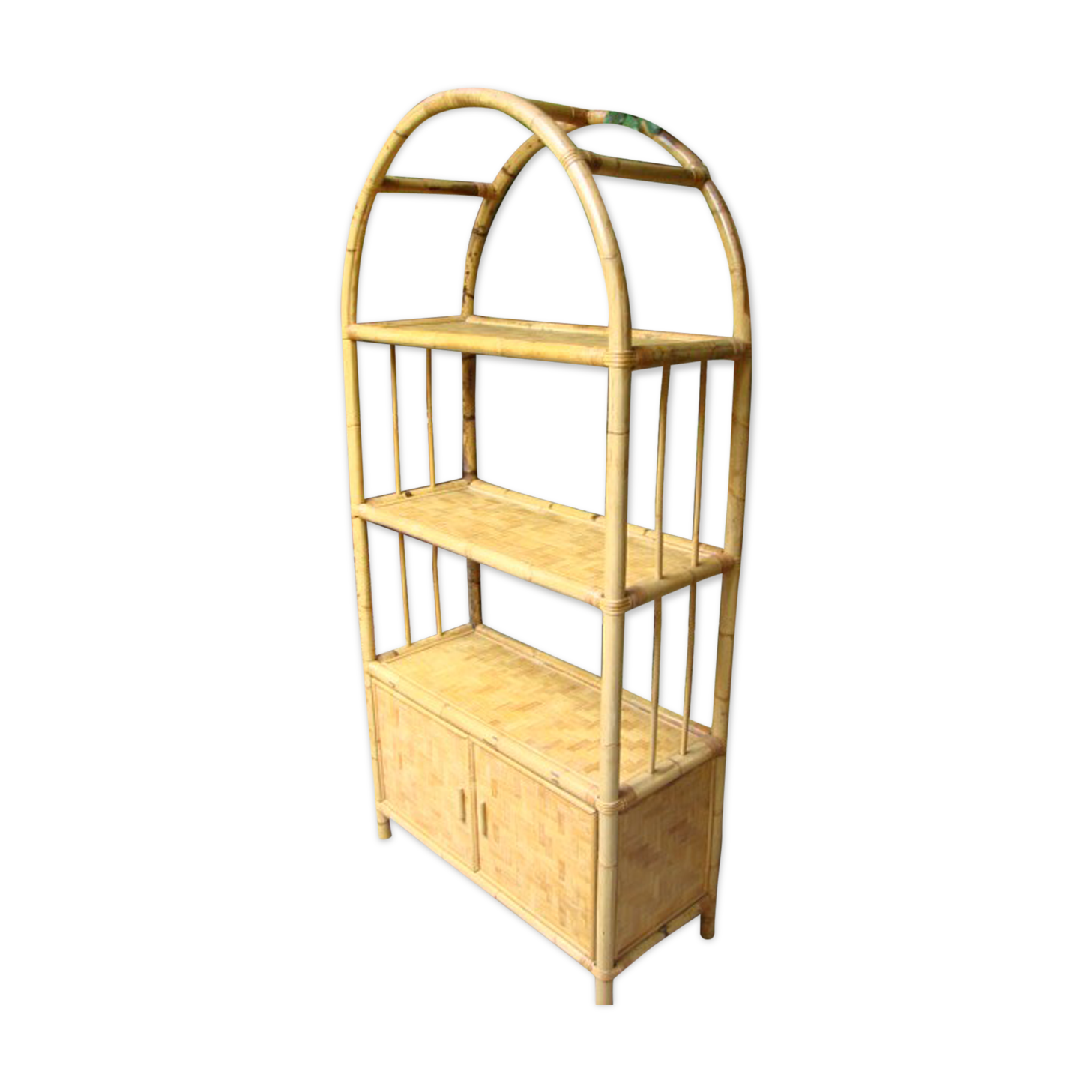 Ancient bamboo shelf