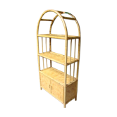 Etagere en rotin bambou ancienne