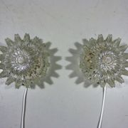 Set of 2 wall lamps by Glashütte Limburg Germany, 1960’s