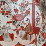 Antique Kutani porcelain plate (Meiji period, 19th century)