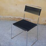 Black vintage scoubidou chair