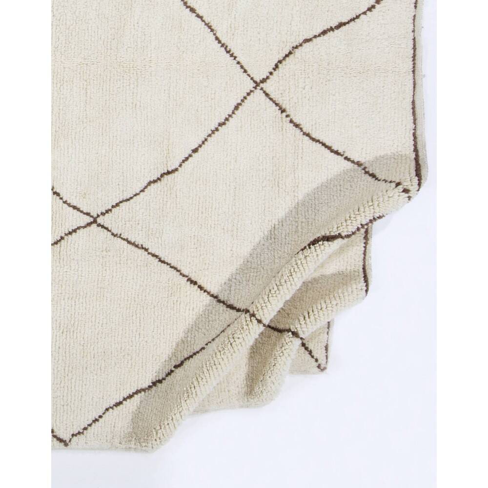 Hand-knotted Moroccan Tulu Rug. 100% Natural Wool. Atlas Design Contemporary Carpet. Custom Options Available