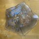 Bol vide poche mikasa crystal moulded decor flowers coloured vintage