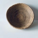 Bohemian wicker panière