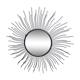 Sun metal mirror 72x72cm