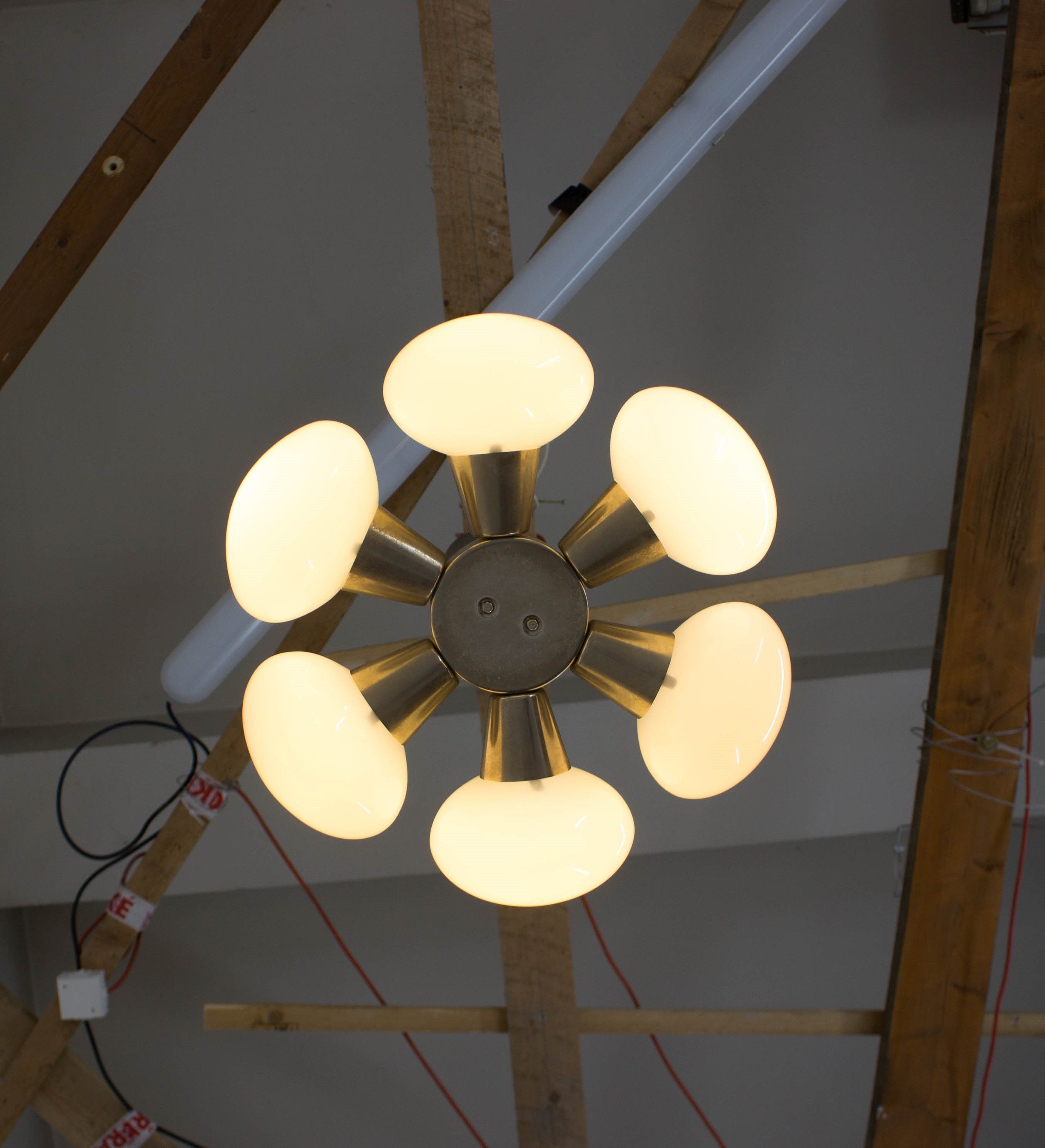 Space age chandelier by Kamenicky Senov, 1970s