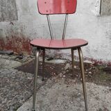 Vintage red formica chair