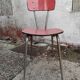 Chaise formica rouge