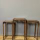 Set of three Chinese stools.