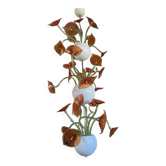 Fleurs contemporaines murano verre cascade lustre