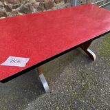 Art deco bistro coffee table covered in formica 1950