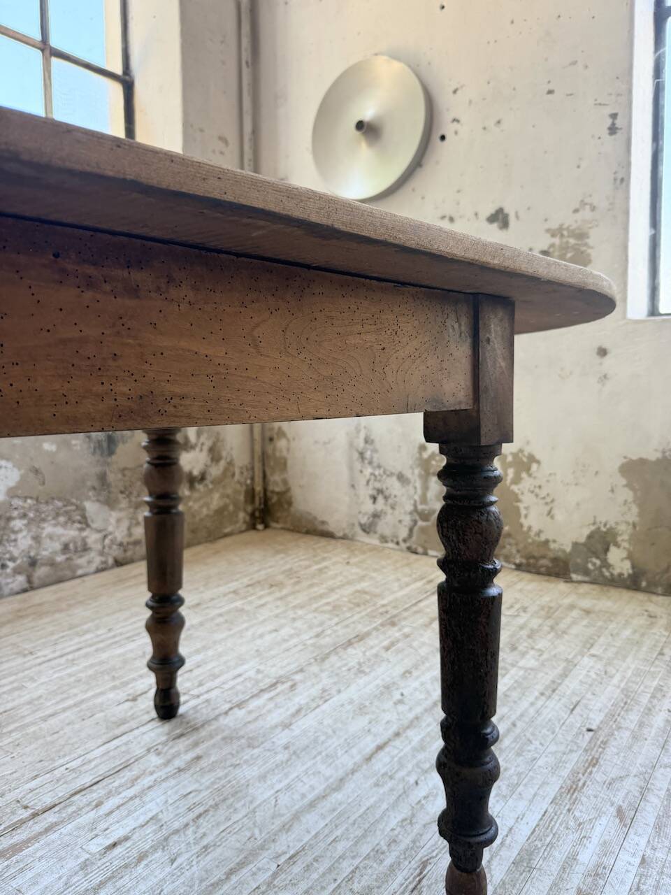 Oval farmhouse table 250cm pine