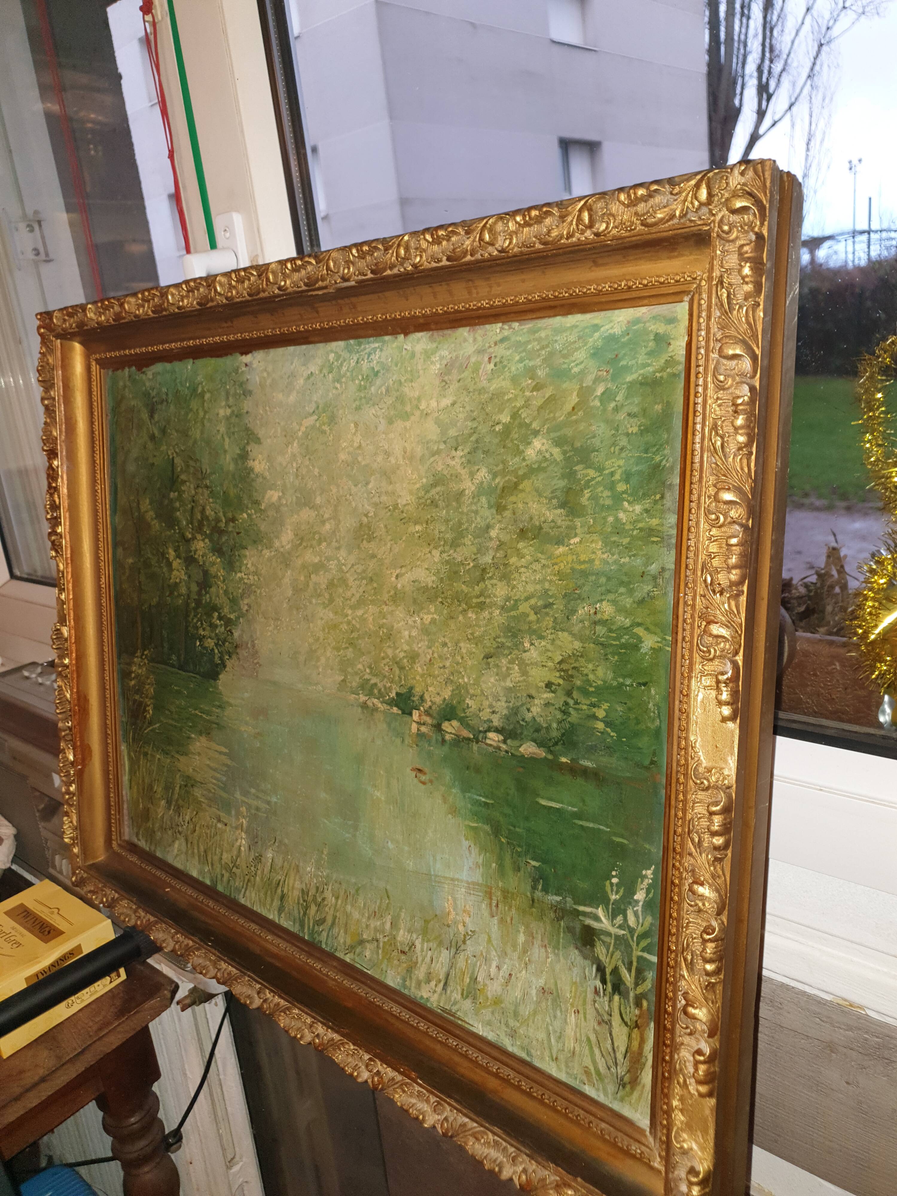 Oil on panel