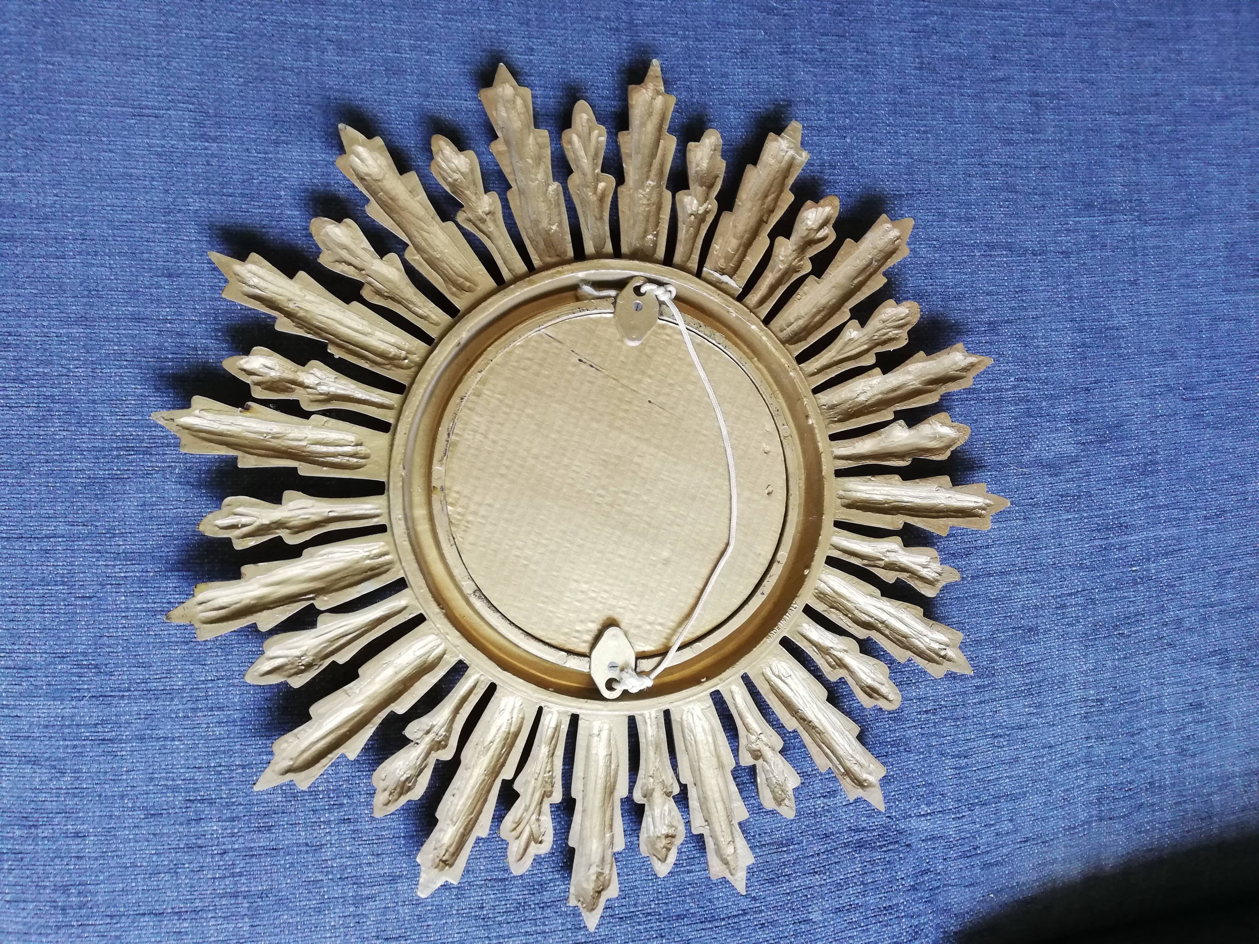 Vintage Sun mirror made in Italy 50cm