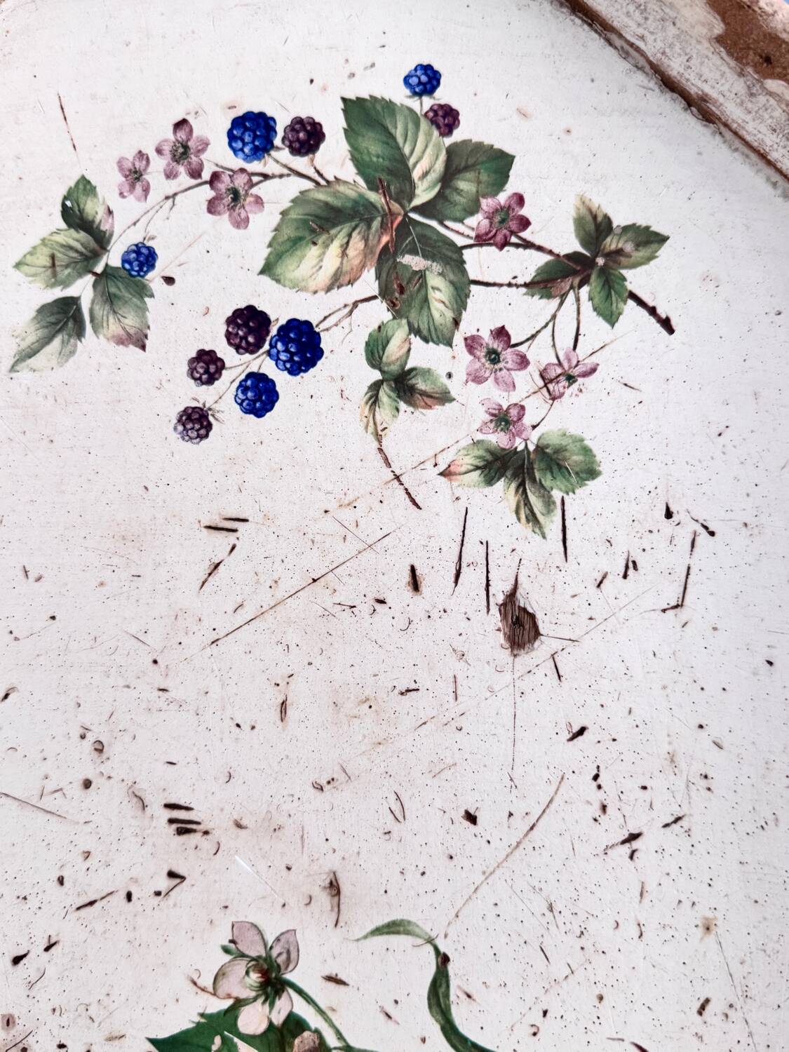 Ancien plateau en bois