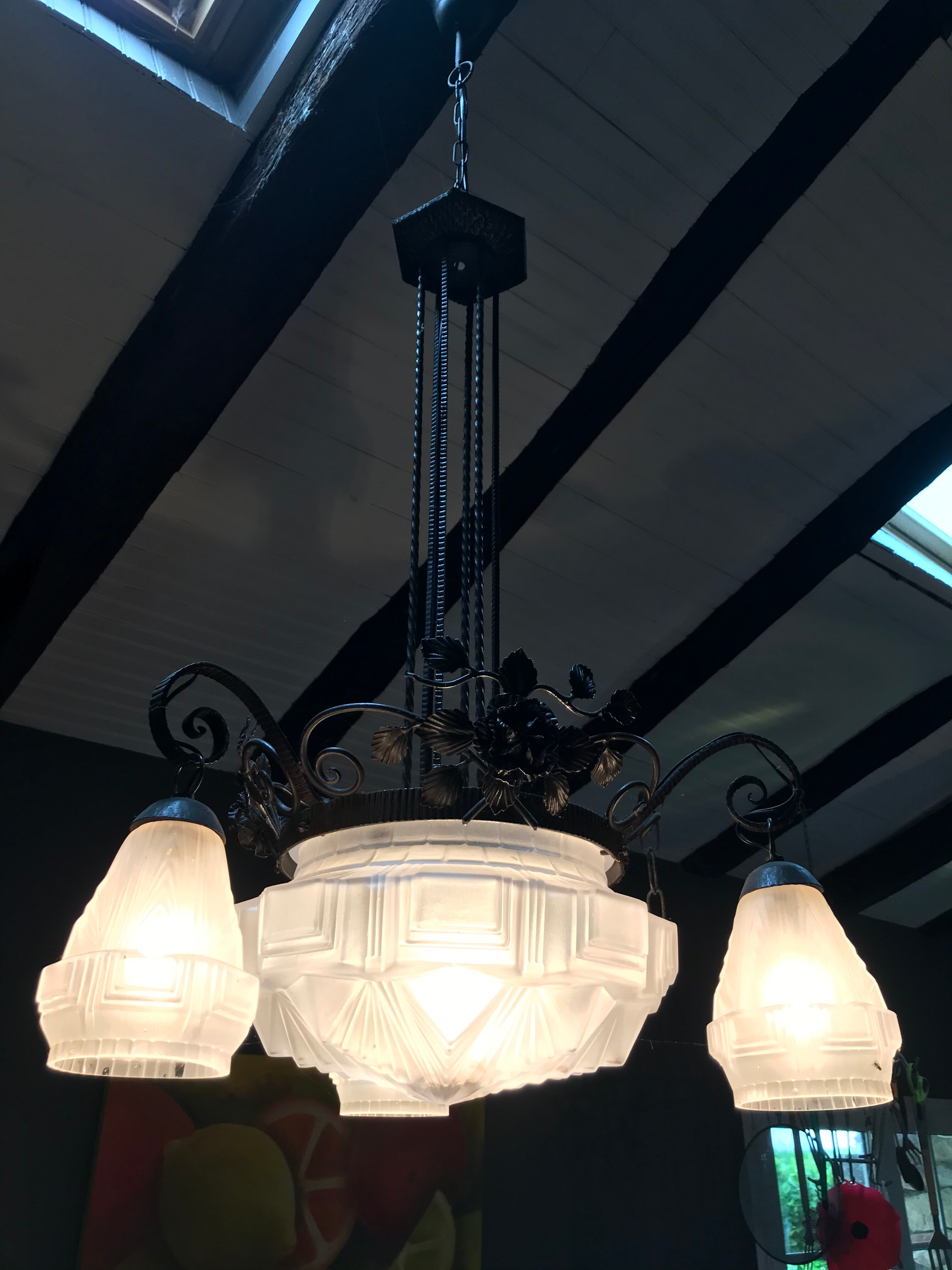 Art Deco chandelier 1925