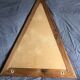 Triangular mirror 80s vintage 57x95cm
