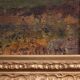 Antique Italian signed mountain landscape painting from 19th century