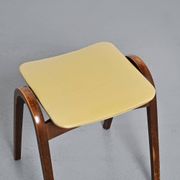 Pair of stools by Isamu Kenmochi for Akita Mokko, Japan circa 1960.