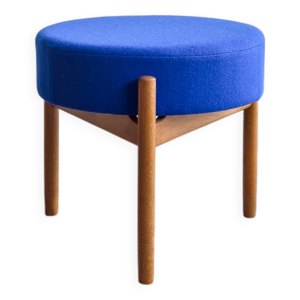 Tabouret Mid-Century - tissu