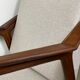 Danish easy chair in afromosia by Brockmann Petersen for Randers, 1960s
