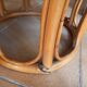 2 poufs en rotin vintage des années 70-80